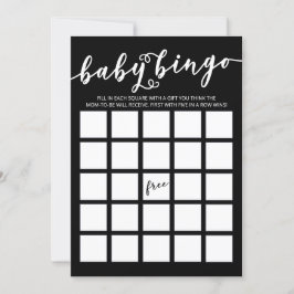 Convites Bingo de Chá de fraldas Simplesmente Elegante