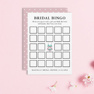 Convites Bingo de noiva Lingerie