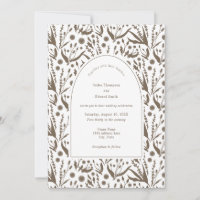 Biologia Elegante Clássica no Casamento do Taupe N