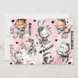 Convites Birthday Ballerina