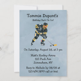 Convites Birthday Bash On Ice