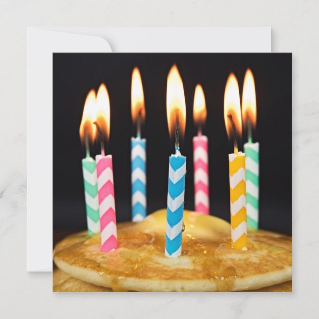 Convites Birthday Breakfast Brunch (Frente)