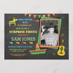 Convites Birthday Fiesta México Fotografia Festa Mexicana C