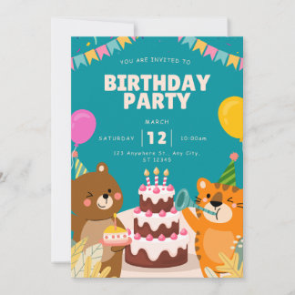Convites birthday invitation