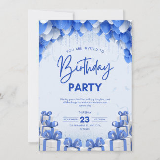 Convites birthday invitation
