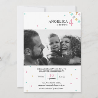 Convites Birthday Invitation | Custom Year Number