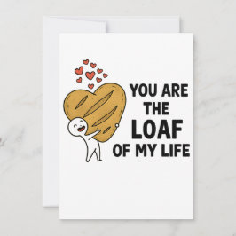 Convites Birthday Invitation - Cute Bread Pun Party Invite