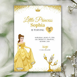 Convites Birthday Invitation featuring a princess