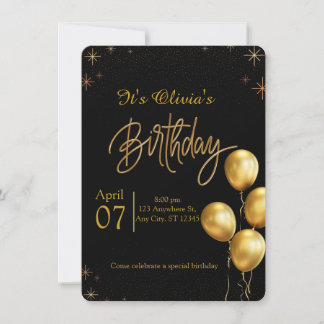Convites Birthday Party Invitation