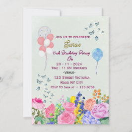 Convites Birthday Party Invitations
