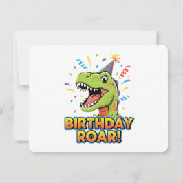 Convites Birthday Roar Cute Dinosaur Birthday Party Design