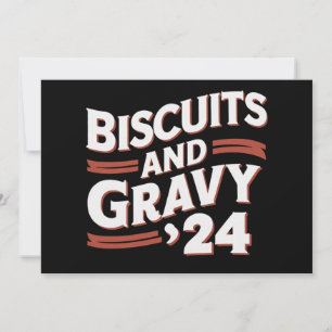 Convites Biscoitos Gravy 2024 Comida Presidencial