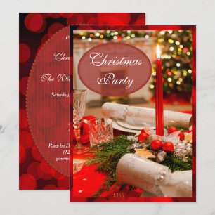 Convites Biscoitos & velas do Natal