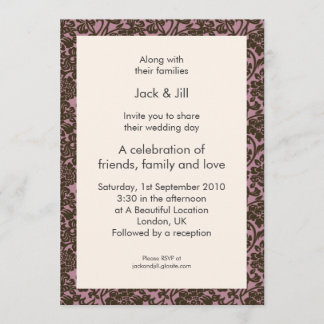 Convites Bit Wild (marrom) 5x7