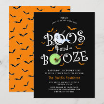 Black Boos e Booze Festa de Halloween