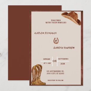 Convites Black Burgundy e Dourado Casamento Floral Moderno 