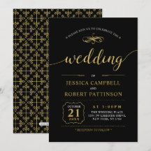 Black & Gold | Cerimônia de Casamento Clássico Ele
