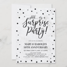 Black & Marble | 50º Aniversário de Casamento Surp