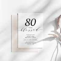 Black & White | 80 Anos Amados Festa de Aniversári