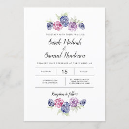 Convites Blackberry Wedding | Berries aquosos