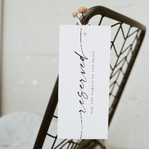 Convites BLAIR moderno Minimalista Casamento Reservado