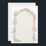 Convites Blank Floral Arch Card<br><div class="desc">***this design is part of a collection*** _______________________ this design template is fully editable and customizable by you the customer - click personalize further button if you wish to move, add, delete, or make significant changes to the design _______________________ *if you have any DESIGN questions or need more designs or...</div>