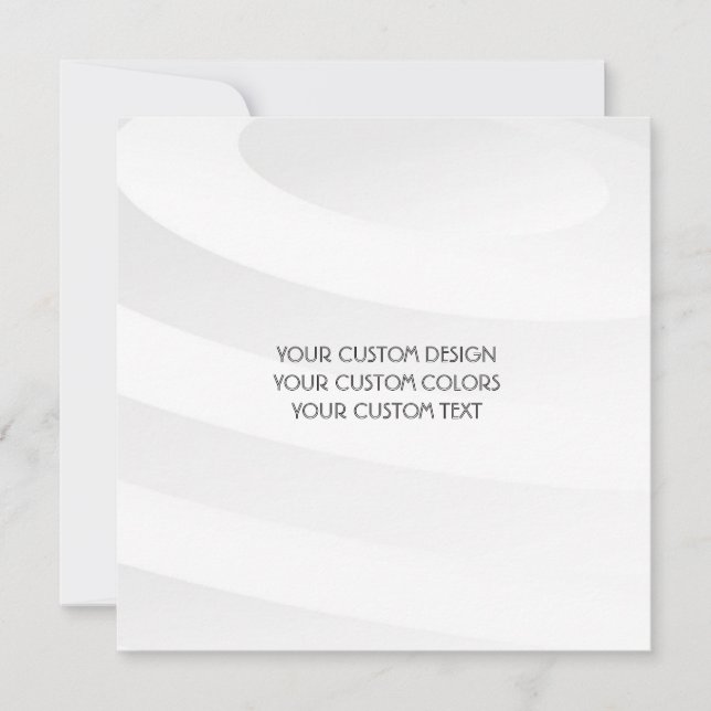 Convites BLANK Seu Design Personalizado -  (Frente)