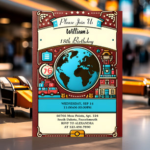 Convites Blend Viagem Cabin Beach Destination 32nd Birthday