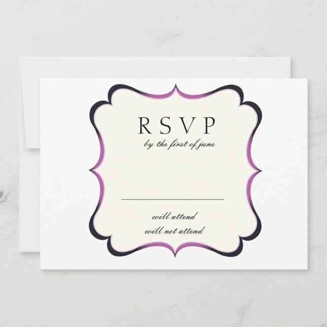 Convites Bling - Placas RSVP (Frente)