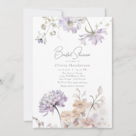 Convites Bliss - Lilac e Chá de panela de Lavanda