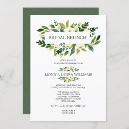 Convites Blogue Branco Chic | Bridal Brunch Wedch