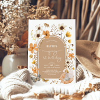 Blona Fairy First Birthday Fall Wildflower Party