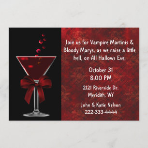 Convites Bloody Mary All Hallow Eve Party