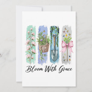 Convites Bloom com a Arte Floral Grace Garden