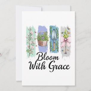 Convites Bloom com a Arte Floral Grace Garden