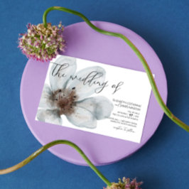 Convites Bloom: Romântico Moderno Floral ・ Script Elegante