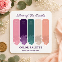 Blooming Chic • Paleta de Cores de Casamento Flora