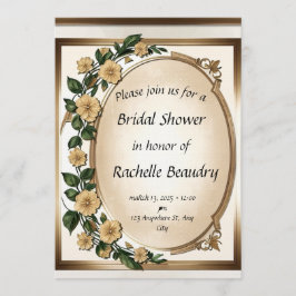 Convites Blooming Love - Custom Bridal shower Invitations