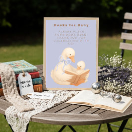 Convites Blue A Silly Goose Books for Baby Sign