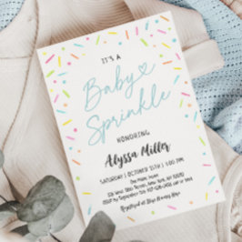 Convites Blue Baby Sprinkle