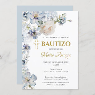 Convites Blue Boho Baptism