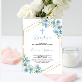Convites Blue Boys Baptism