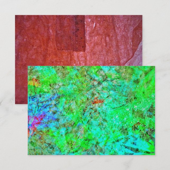 Convites Blue darkness abstract invitation,Abstract blue In (Frente/Verso)