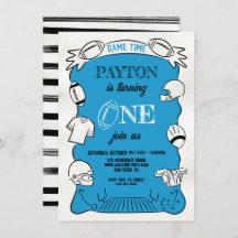 Blue Football 1rua Uma Mão de Aniversário