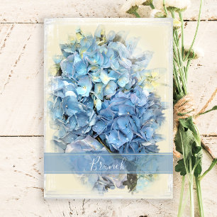 Convites Blue Hydrangea Flower Postar Wedch Brunch