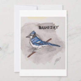 Convites Blue Jay Greeting Card