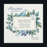 Convites Blue Leaves e Berries Hanukkah<br><div class="desc">Um convite de festas único de Chanucá com folhas, vagens e bagas em tons de azul. (FP) O cartão é fácil de personalizar com sua redação, fonte, cor da fonte, opções de forma de papel e escolha de seis tipos de papel. Não exatamente o que você está procurando? Todos os...</div>