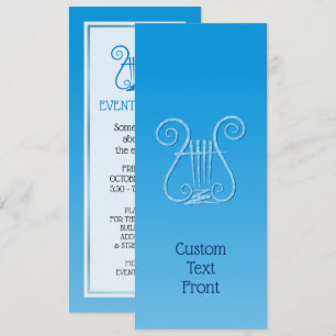Convites Blue Lyre