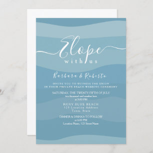 Convites Blue Micro Wedding