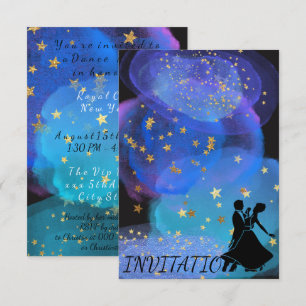 Convites Blue Ocean Night Sky Dance Party